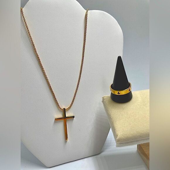 Other - Custom Set - Cross Series Necklace/Ring